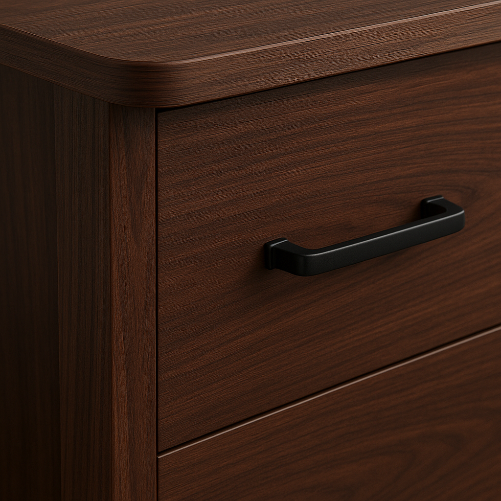 Handcrafted Sheesham Wood Side Table | Deep Walnut Polish for Modern Homes