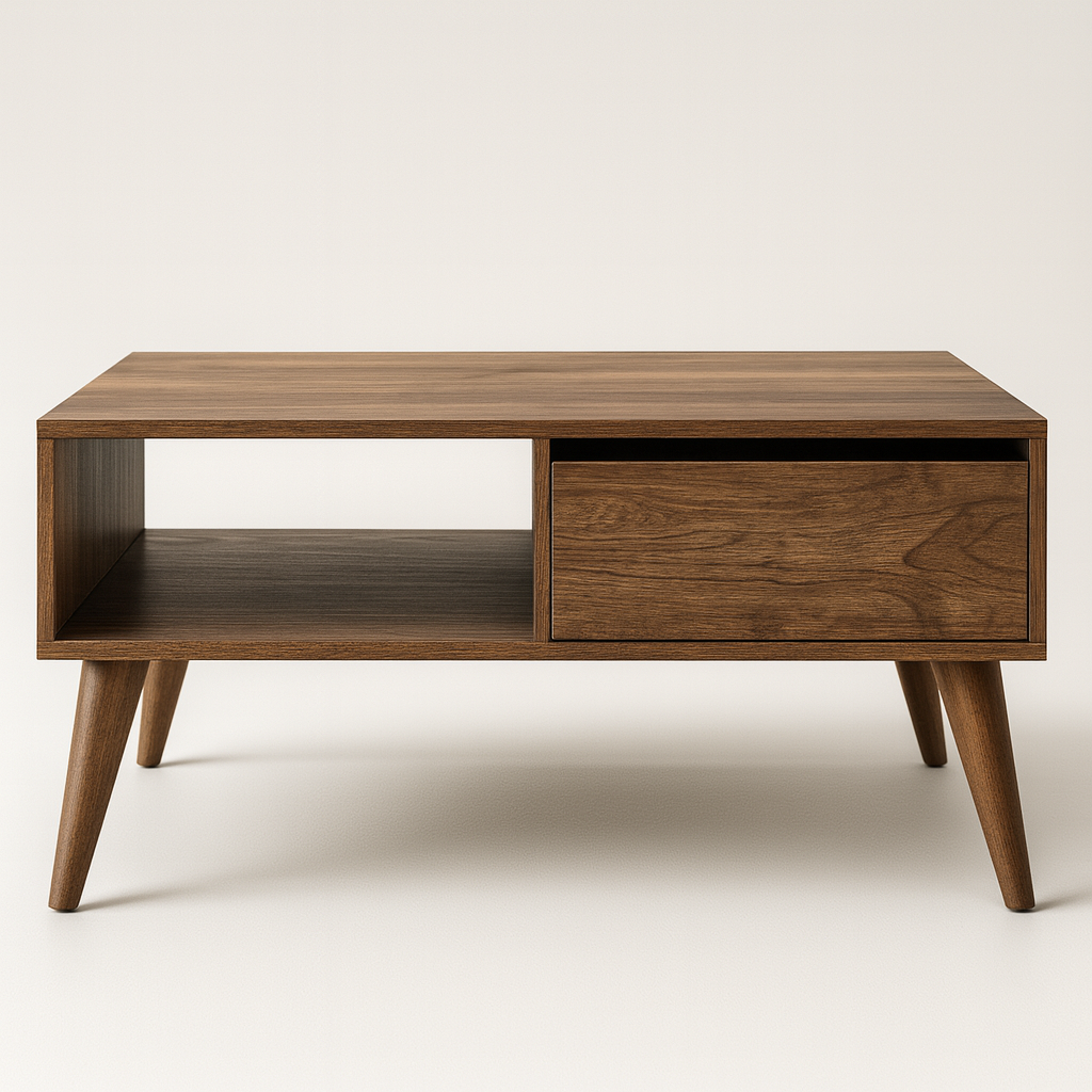 Handcrafted Sagwan Centre Table | Elegant Design with Storage Space