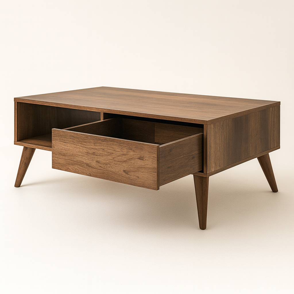 Handcrafted Sagwan Centre Table | Elegant Design with Storage Space