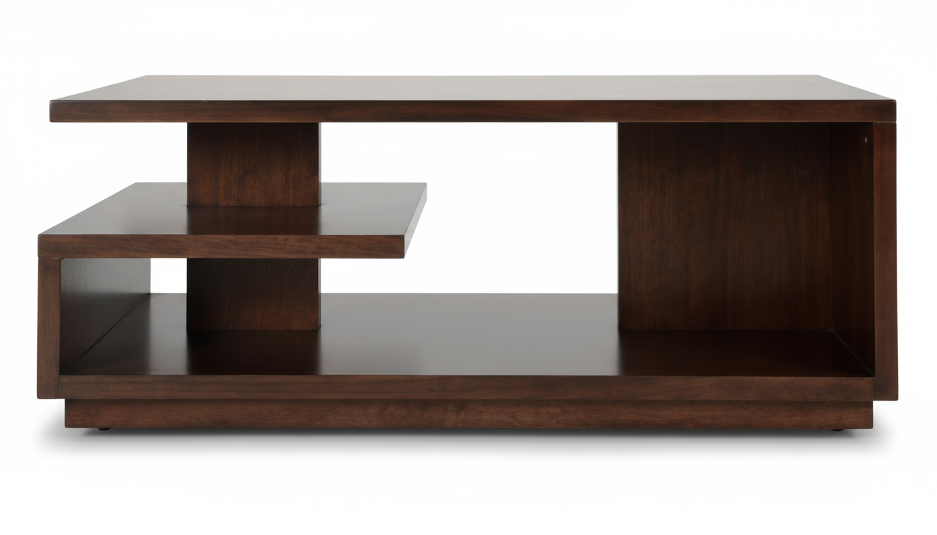 Stylish Sheesham Wood Table with Dark Walnut Finish | Handcrafted Modern Design